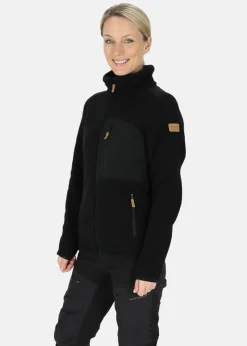 Hot Swedemount Nordkap Pile Jacket W Black/Black