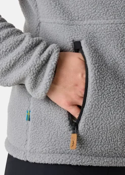 Hot Swedemount Nordkap Pile Jacket W Lt Grey/Black