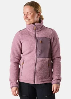Hot Swedemount Nordkap Pile Jacket W Pale Mauve/Dk. Mauve