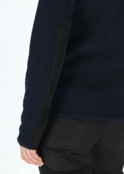 Outlet Swedemount Nordkap Pile Jacket W Navy/Black