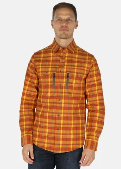 Sale Swedemount Nordkap Trekking Shirt Yellow Check