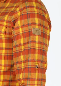 Sale Swedemount Nordkap Trekking Shirt Yellow Check