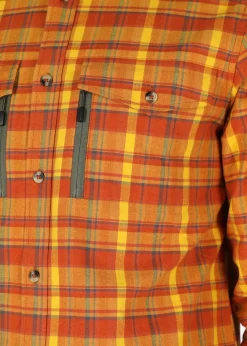 Sale Swedemount Nordkap Trekking Shirt Yellow Check