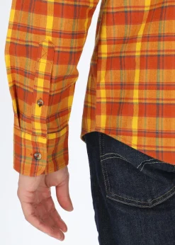 Sale Swedemount Nordkap Trekking Shirt Yellow Check