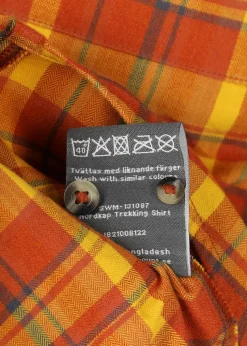 Sale Swedemount Nordkap Trekking Shirt Yellow Check