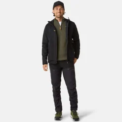 Discount Swedemount Nordkap Wool Sweater Half Zip Charcoal Melange