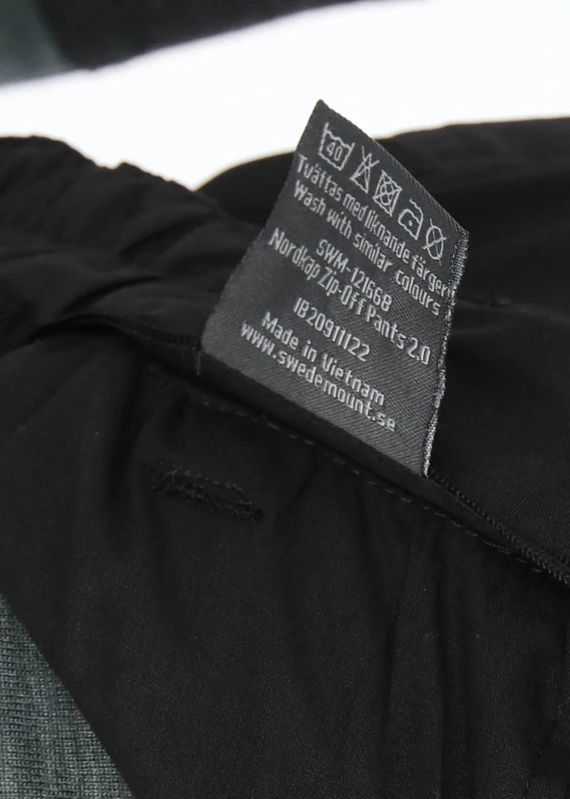 Online Swedemount Nordkap Zip-Off Pants 2.0 Charcoal/Black