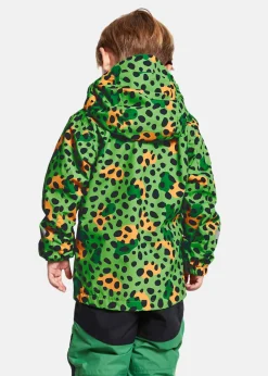 Didriksons NORMA KIDS PR JKT Wild dot Green