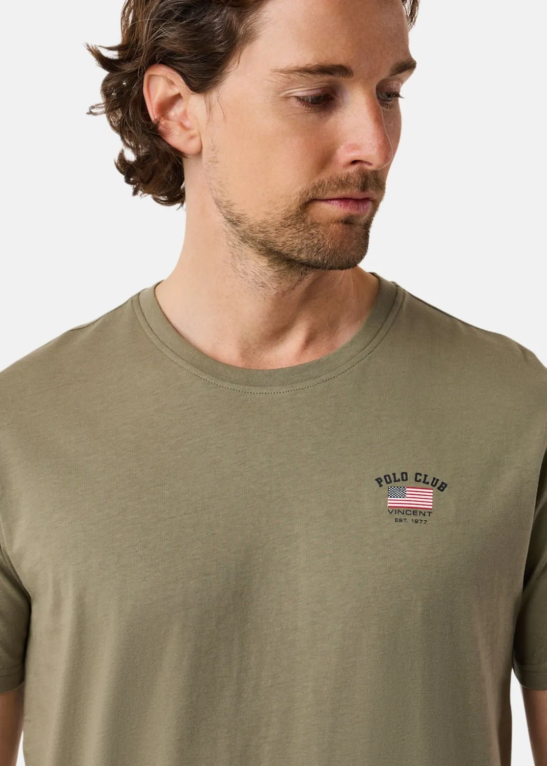 New Saint Vincent North Carolina Tee Salvia Green