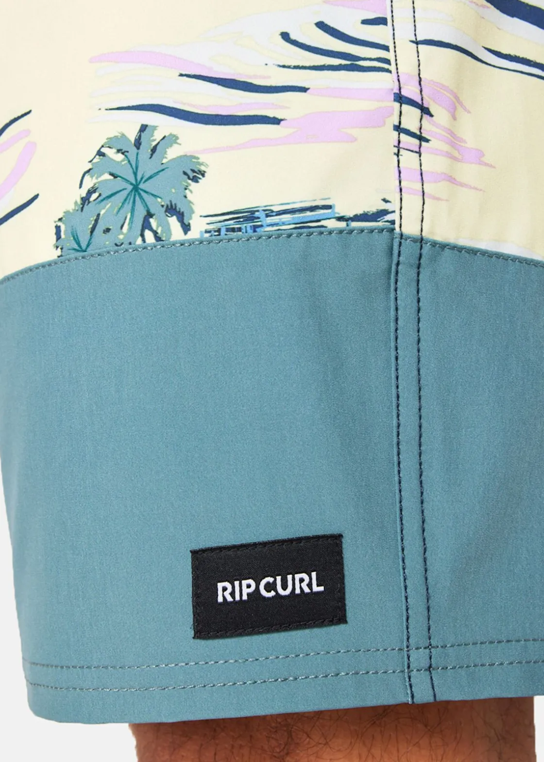 Clearance Rip Curl NU DIVIDED SEMI ELASTIC 17" VINTAGE YELLOW