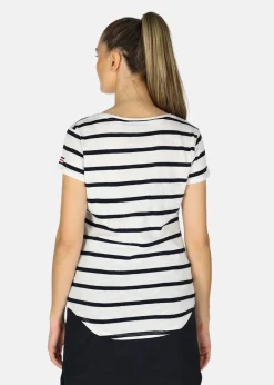 Clearance Nautic XPRNC Ocean Stripe Tee W White