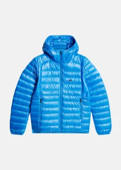 Outlet J.lindeberg Oden Light Down Hood Sonic Blue