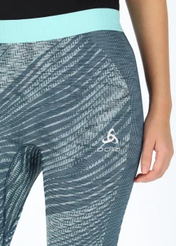 Outlet Odlo W Bottom long BLACKCOMB E blue wing teal - space dye