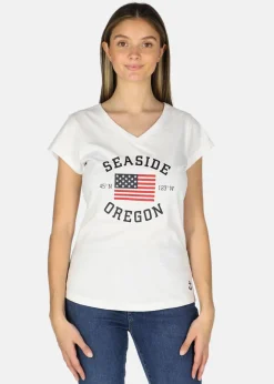Seaside Oregon Tee W White
