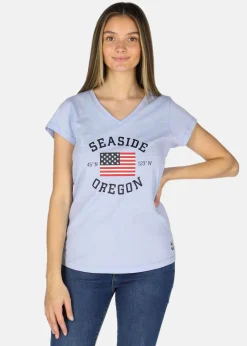 Online Seaside Oregon Tee W Lt. Blue