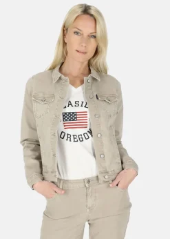 Sale Seaside Oregon Twill Jacket W Khaki