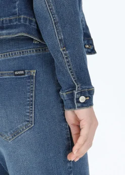 Best Seaside Oregon Twill Jacket W Denim Blue