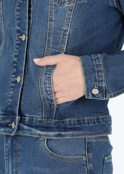 Best Seaside Oregon Twill Jacket W Denim Blue