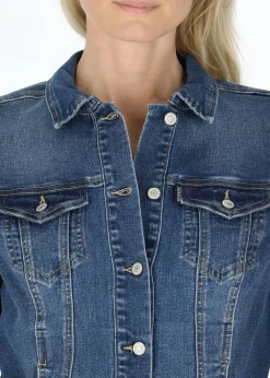 Best Seaside Oregon Twill Jacket W Denim Blue