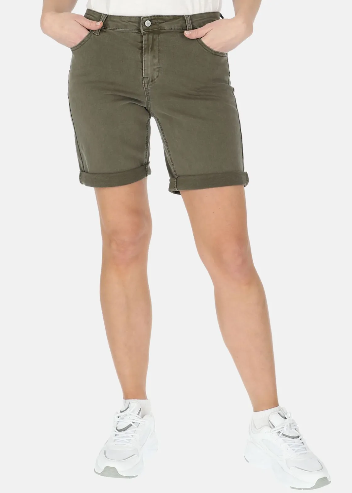 Hot Seaside Oregon Twill Shorts W Olive