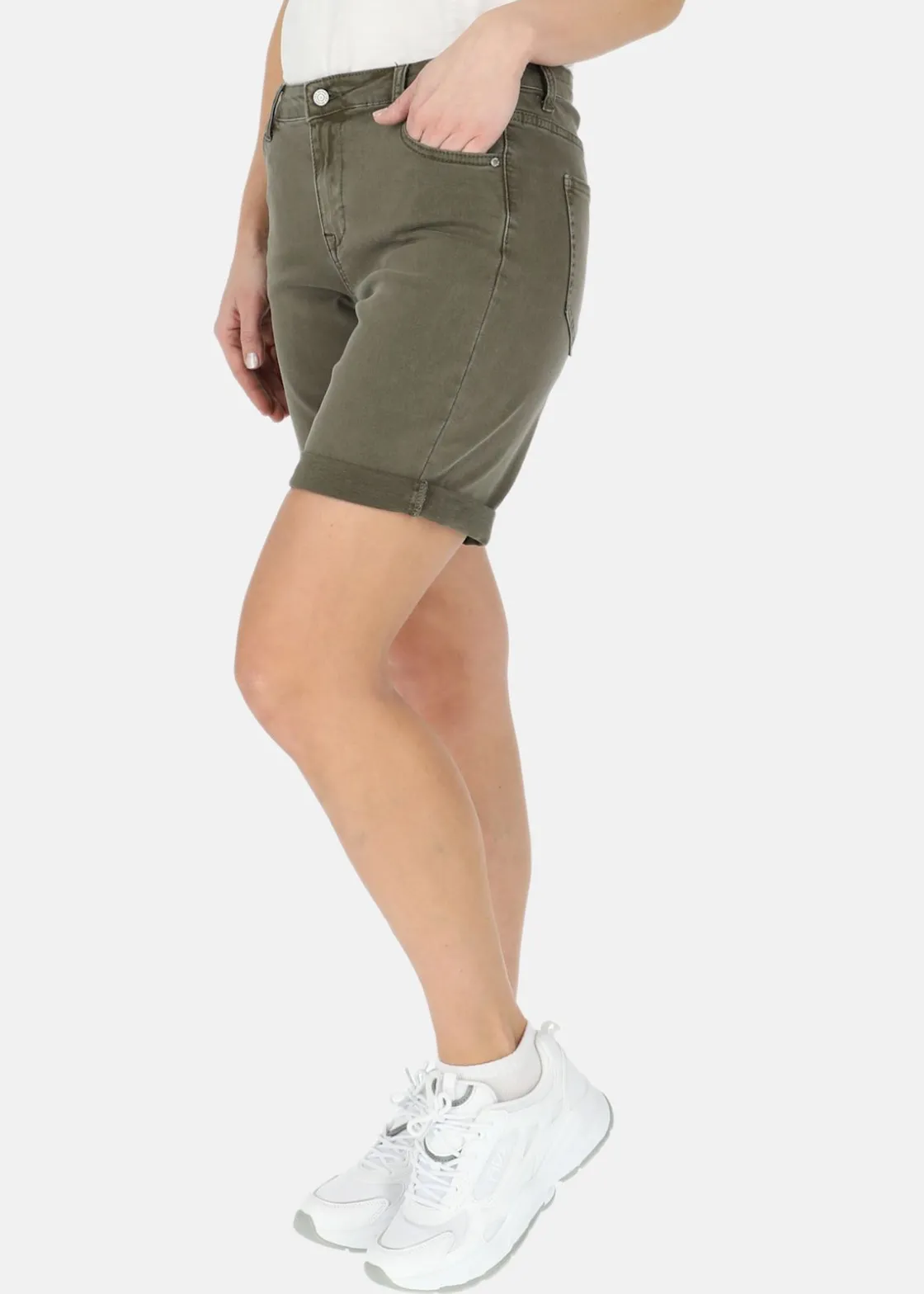 Hot Seaside Oregon Twill Shorts W Olive
