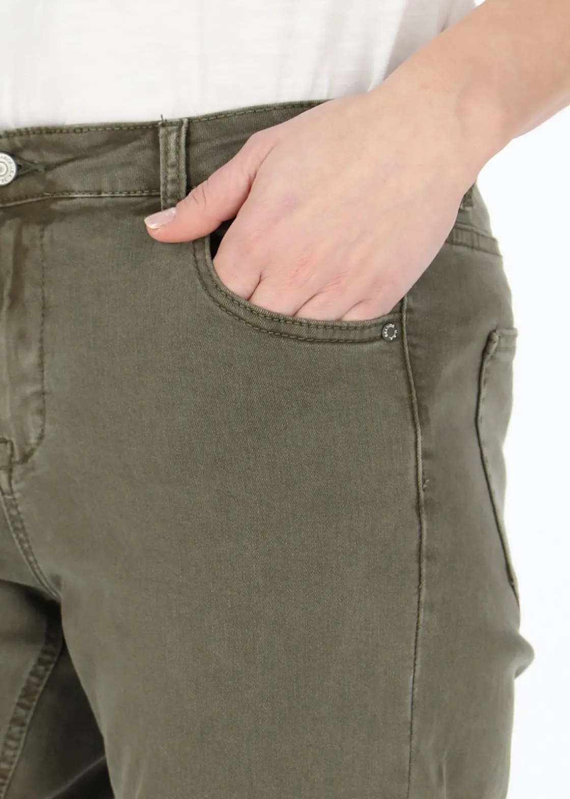 Hot Seaside Oregon Twill Shorts W Olive