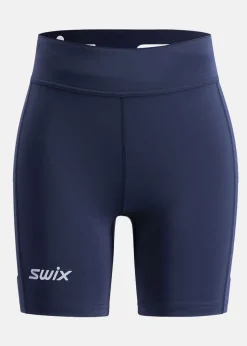 Sale Swix Pace High Waist Half Tights W Dark navy