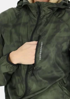 Discount Swedemount Packable Wind Jacket W Olive