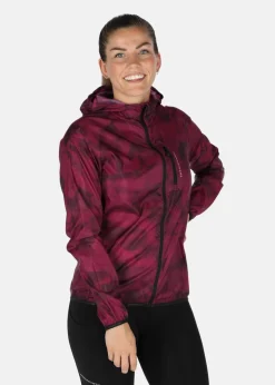 Hot Swedemount Packable Wind Jacket W Burgundy