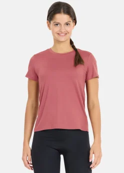 Outlet Athlecia Pacy V2 W S/S Tee Roan Rouge