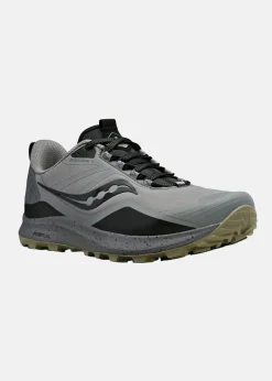 Outlet Saucony PEREGRINE ICE+ 3 GRAVEL/BLK