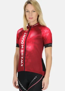 Discount Swedemount Performance Bike Tee W Burgundy