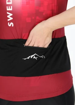 Discount Swedemount Performance Bike Tee W Burgundy