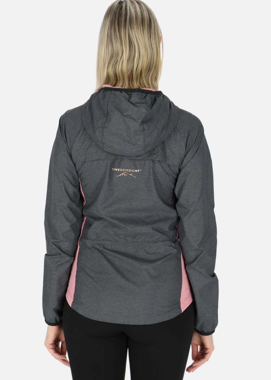 Clearance Swedemount Performance Jacket W Black Melange/Soft Pink
