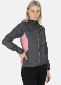 Clearance Swedemount Performance Jacket W Black Melange/Soft Pink