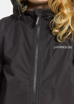 Online Didriksons PIKO KIDS JACKET 7 Black