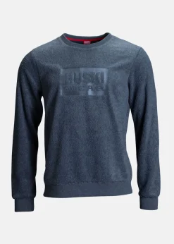 Hot Huski Wear Pile Crew Grey Melange