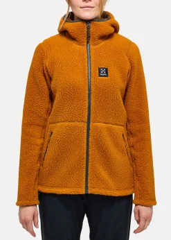 New Haglöfs Pile Hood Women Golden Brown