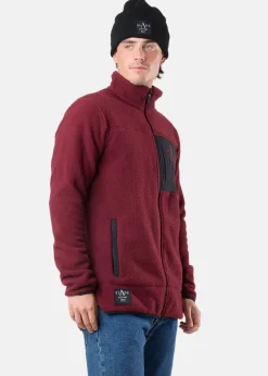 New Slade Pile Jacket Burgundy