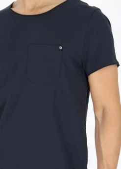 Outlet Koppartrans Pocket Tee Navy