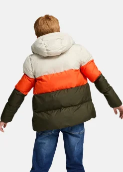 Online Puma Poly Hooded Puffer Jacket Dark Olive