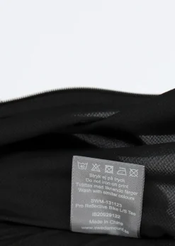 Sale Swedemount Pro Reflective Bike L/S Tee Black/Reflective