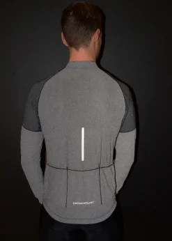 Sale Swedemount Pro Reflective Bike L/S Tee Black/Reflective