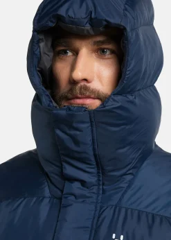 Outlet Haglöfs Puffy Mimic Hood Men Tarn Blue