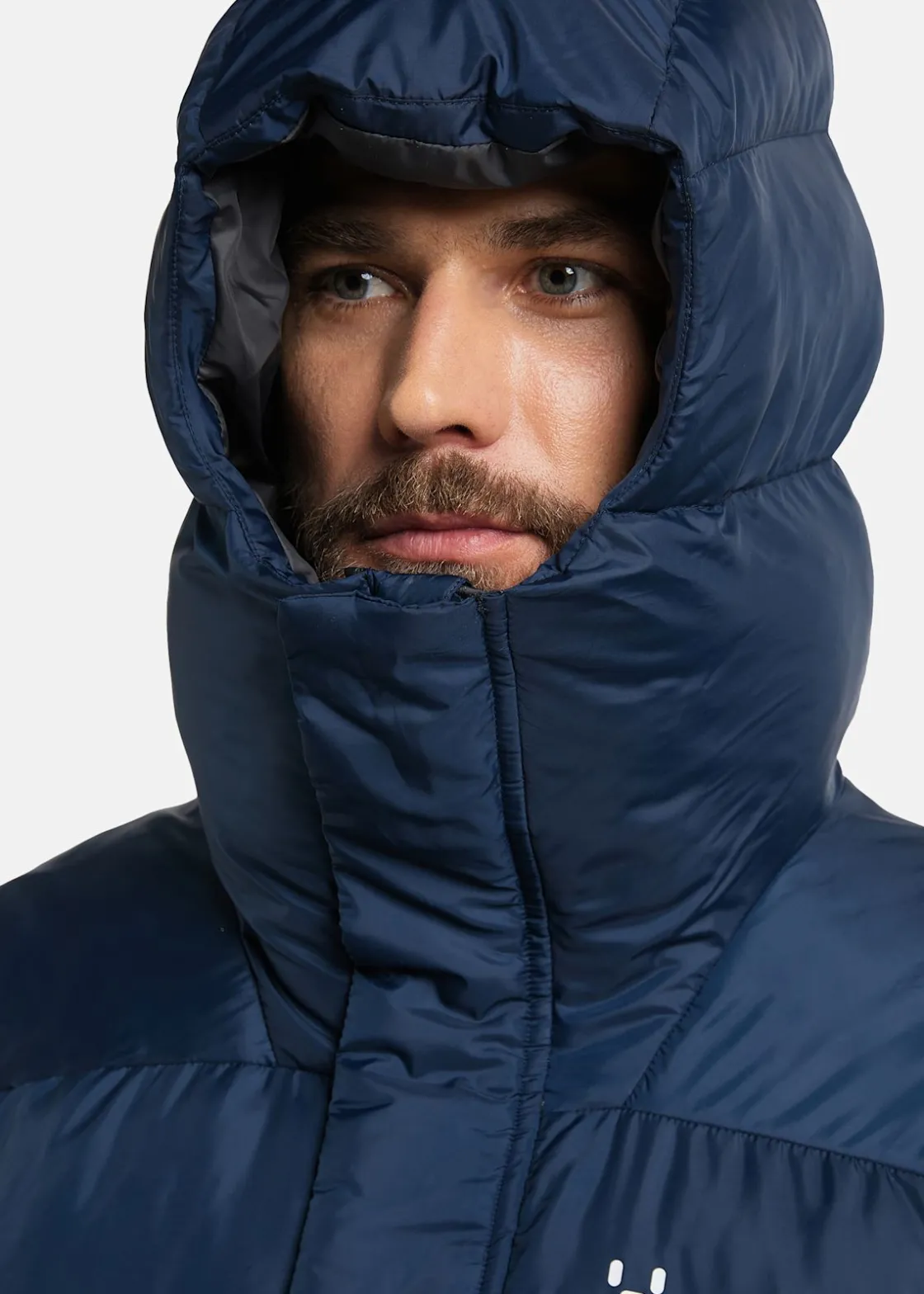 Outlet Haglöfs Puffy Mimic Hood Men Tarn Blue