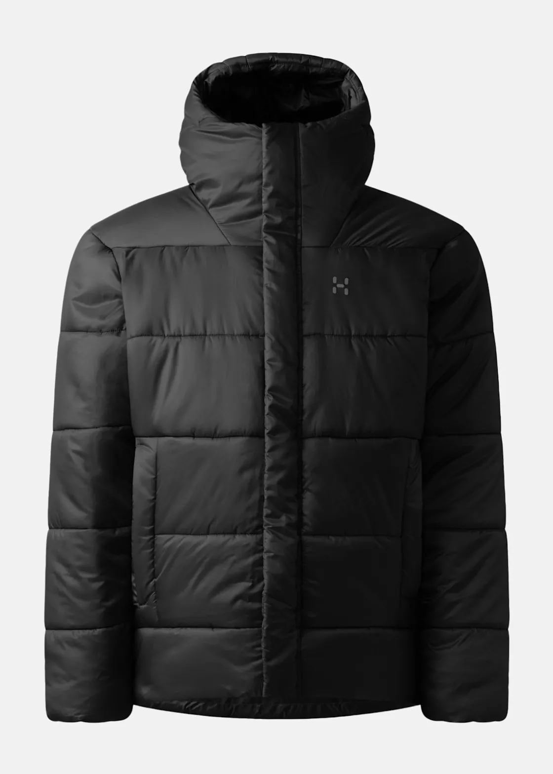 Clearance Haglöfs Puffy Mimic II Hood Men True Black