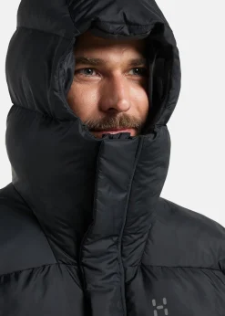Clearance Haglöfs Puffy Mimic II Hood Men True Black