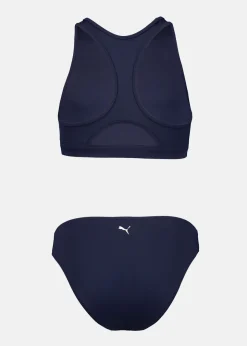 Hot Puma SWIM GIRLS RACERBACK BIKI navy