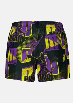 Sale Puma SWIM MEN PRINT LOGO Violet combo
