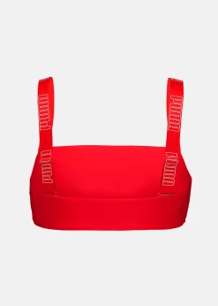 Best Puma SWIM WOMEN BANDEAU TOP 1P red